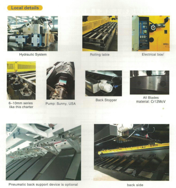 Série QC11K NC Hidráulica Guilhotina