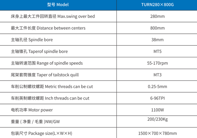 Torneiro Turner280g x800 