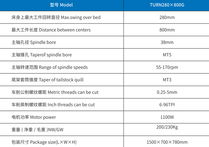 Torneiro Turner280g x800 