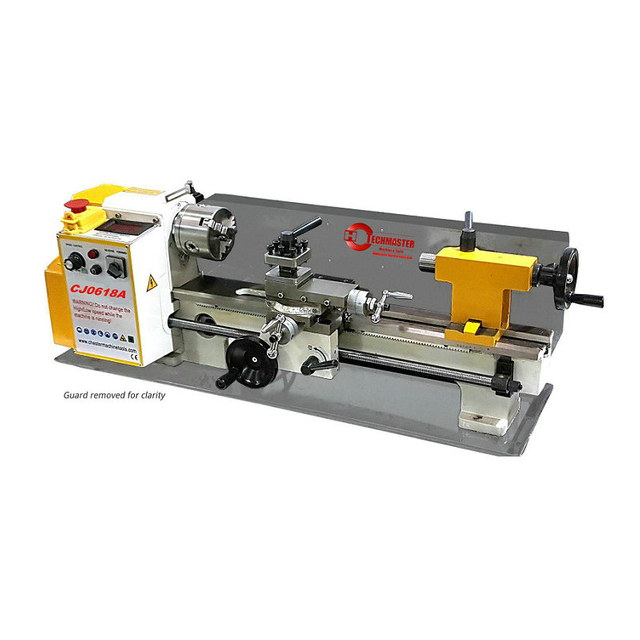 Mini torno CJ0618x350mm Motor DC sem escova 
