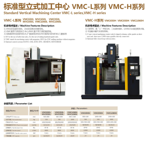  Série de usinagem VMC650i 