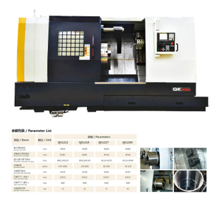  QK1212 Torno de rosqueamento de tubo CNC 