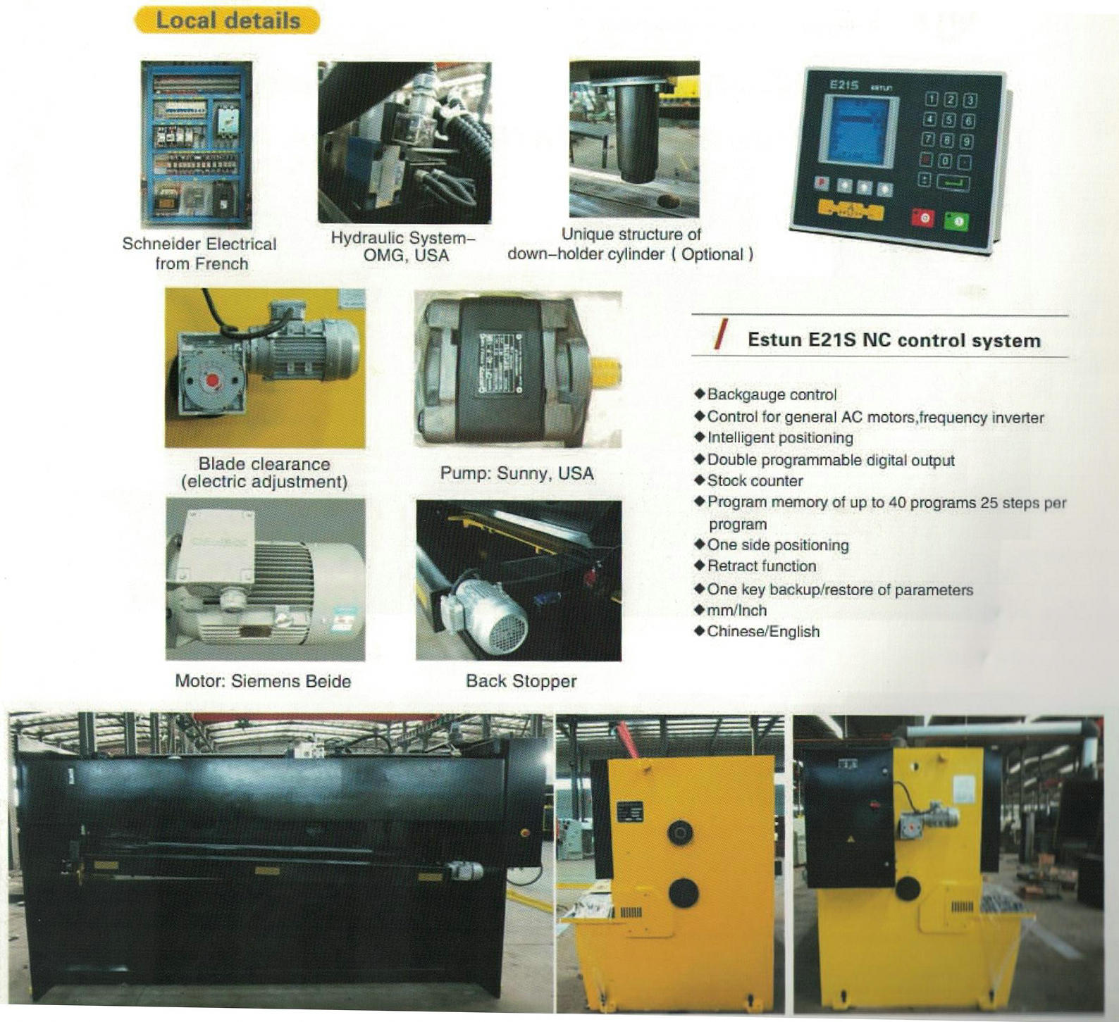 Série QC11K NC Hidráulica Guilhotina