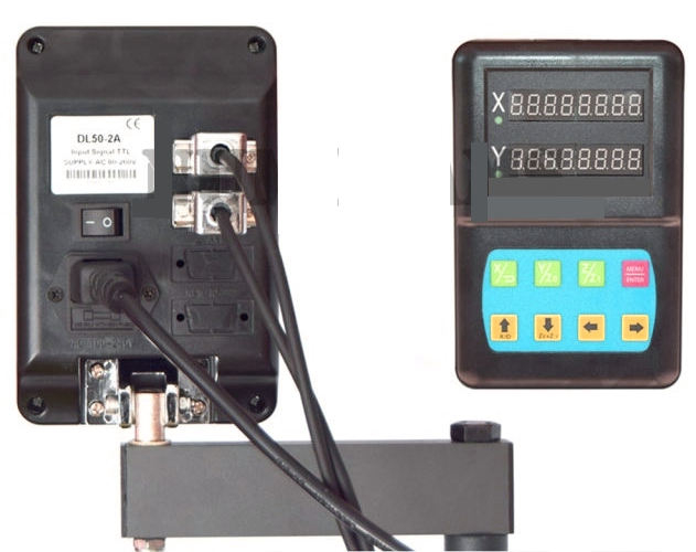 HS210D/400 850W Motor sem escova All Aço de engrenagem de metal de metal/38 mm Furro do furo com torno de metal de leitura digital