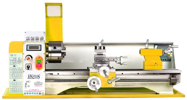 HS210SX600 900W Classificação de saída Motor sem escova de escova de 6 mm de espessura Mini Máquina de torno de metal