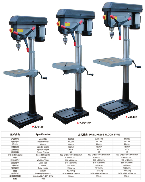 Drill Press Tipo de piso 