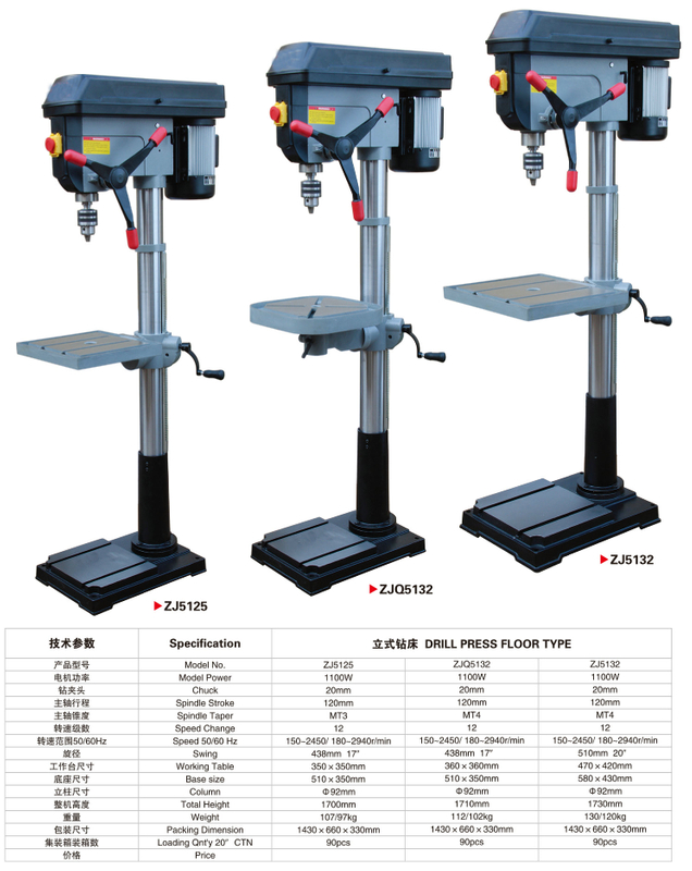 Drill Press Tipo de piso 