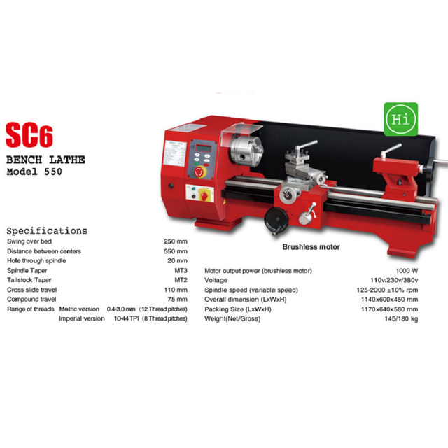 SC6 Topbench de motor sem escova 