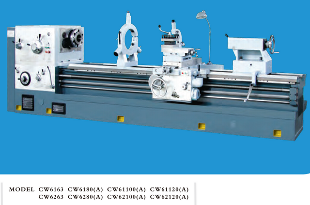  Torno de serviço pesado CW6163 -CW6180A-CW61100A-CW61120A