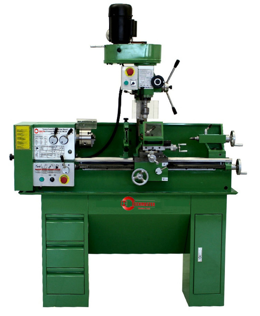 Tornando o torno e a máquina de moagem T25L-3