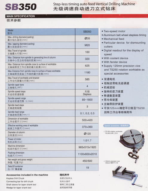 Máquina de perfuração constante