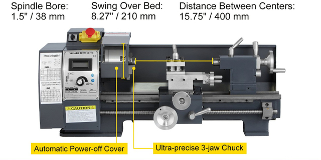 Torno de bancada WM210VX400