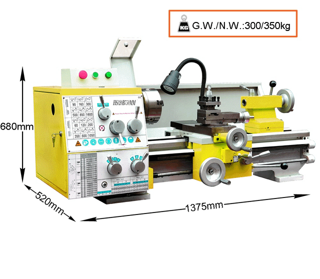 HS320B/750MM MT5 EPINE 750W MACHINE DE METAL METAL