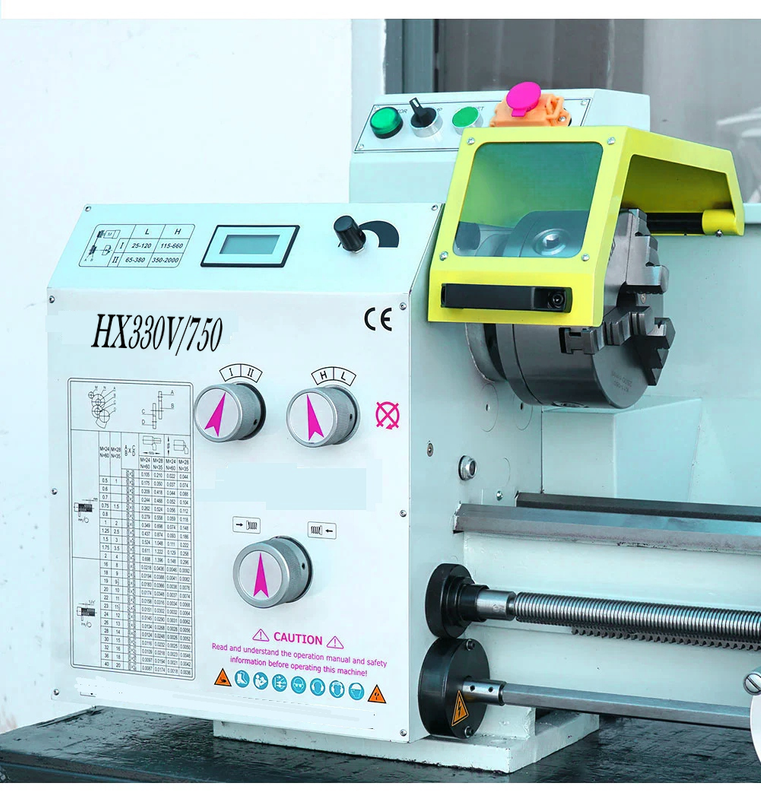 HX330V (330x750mm) Motor VARIO 1500W com mandril de 160 mm 915*330mm DIY Metal Machine