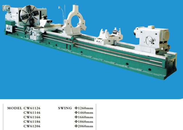 Torno de serviço pesado de 20 toneladas CW61126-CW61146-CW61166-CW61186-CW61206