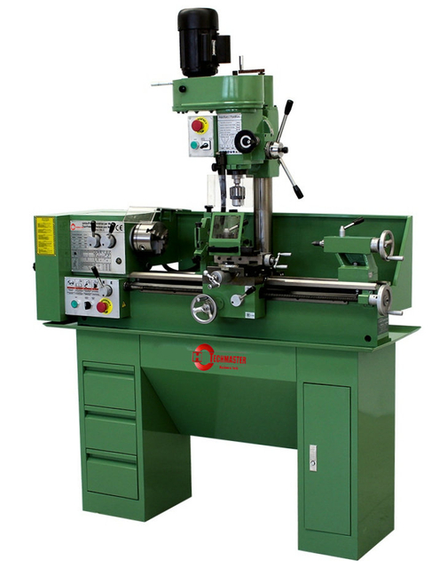 Tornando o torno e a máquina de moagem T25L-3