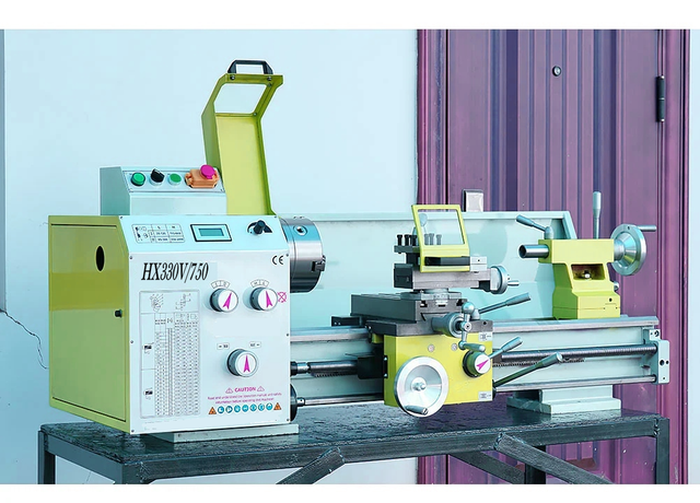 HX330V (330x750mm) Motor VARIO 1500W com mandril de 160 mm 915*330mm DIY Metal Machine