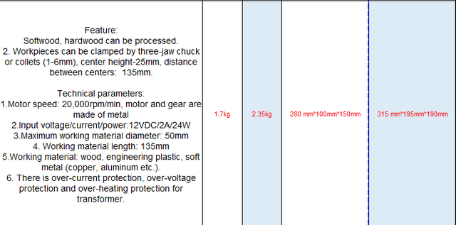 Torno de metal 20003