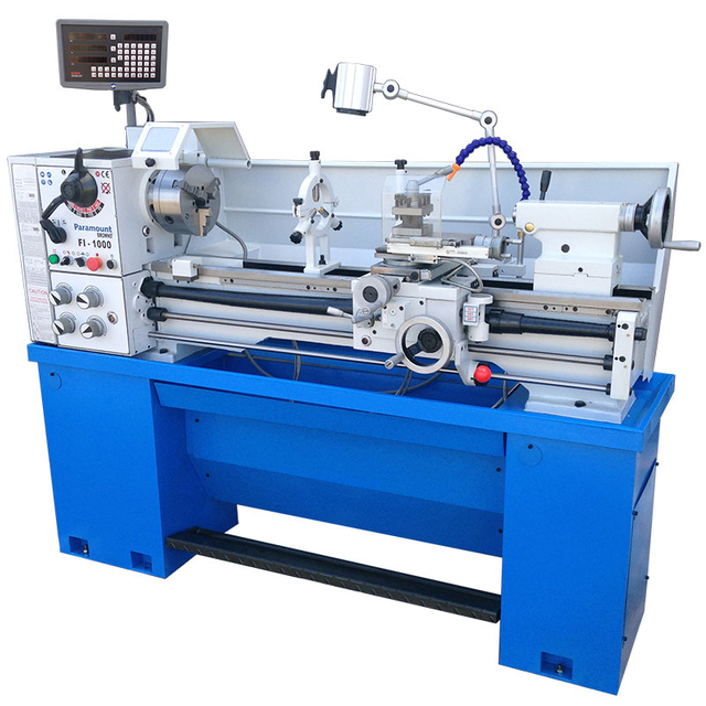 Tokarka uniwersalna z odczytem dla 2 osi 360 x 1000 mm przelot 52 mm