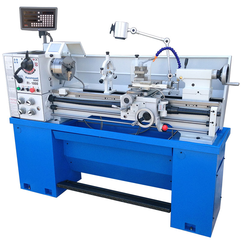 Tokarka uniwersalna z odczytem dla 2 osi 360 x 1000 mm przelot 52 mm