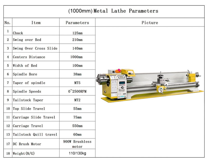 HS210L-ES 1000mm Auto esquerda e direita, fazendo mini torno de metal CNC com duas cabeças de chuck