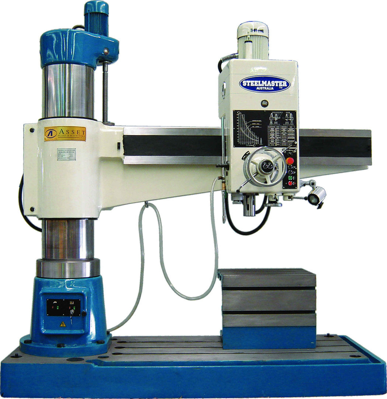 RD2063. Drill de broca radial STEEILESTER. Braço de 2000 mm, capacidade de perfuração de 63 mm, eixo de 5 mt,