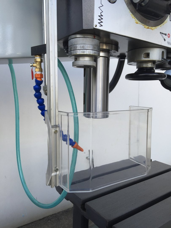 Drill de broca radial STEEILESTER. Braço de 1600 mm, capacidade de perfuração de 50 mm, eixo de 5 mt,