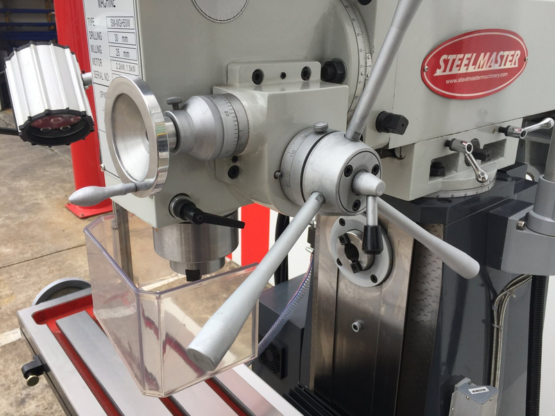 ZX7550CW Universal Mill Gear Drive com 3 eixos de leitura digital,