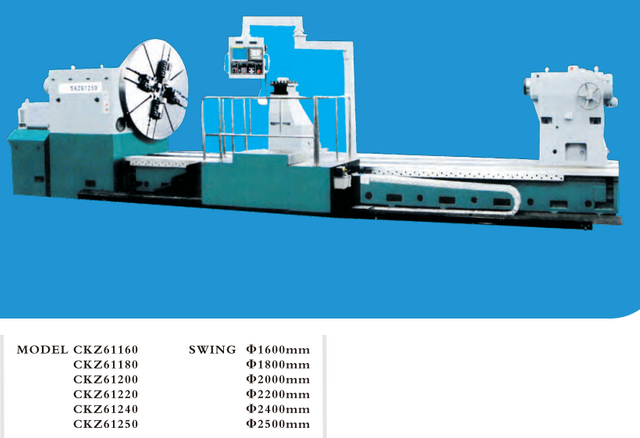 Torno CNC para serviço pesado SKZ61160-SKZ61180-SKZ61200-SKZ61220-SKZ61240-SKZ61250