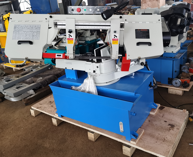 Ganda de corte de metal de 10 polegadas x 18 polegadas com base giratória - serra de banda horizontal BS -1018R