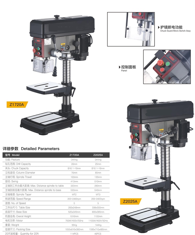 Z1720B/Z2025B MÁQUINA DE BRILHA 