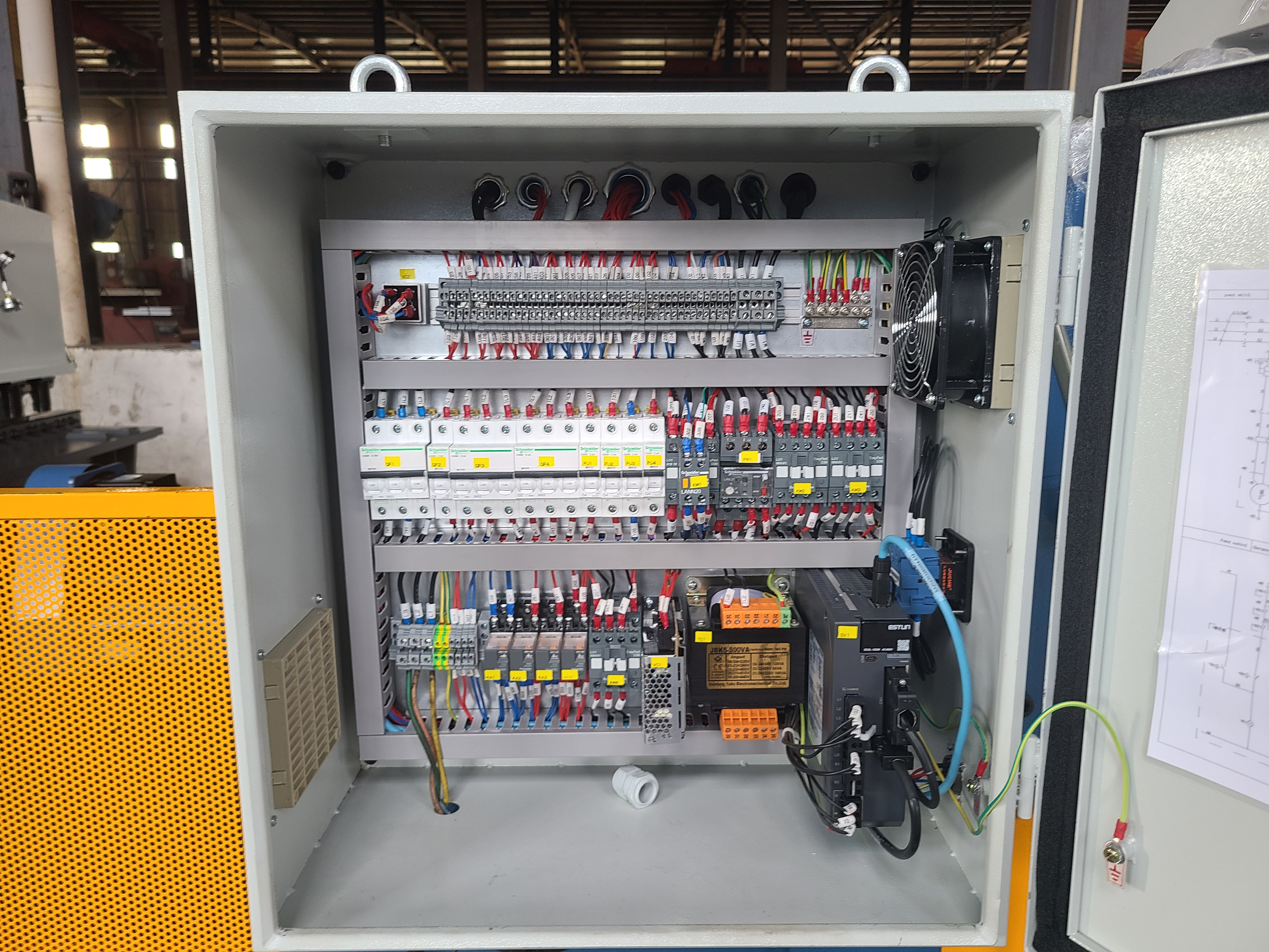 Série QC11K NC Shear de feixe de balanço hidráulico