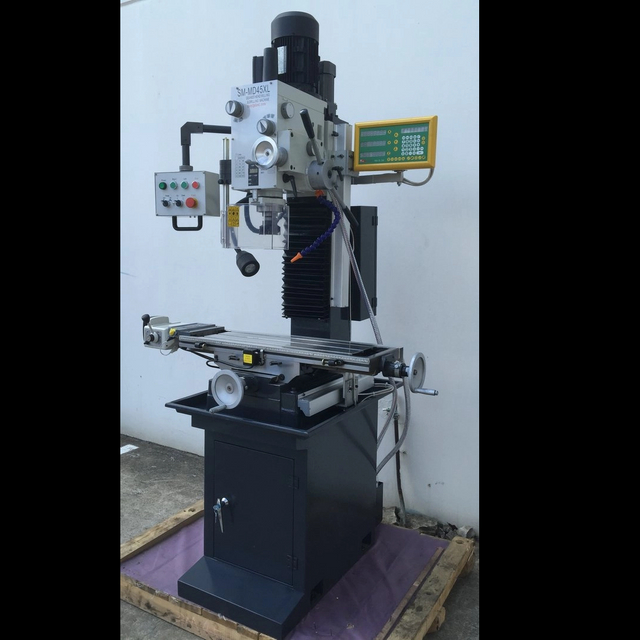 MD45. Broca de moinho. STEEILMASTER DRIVENTE DE CABEÇA DE ENGENHA, LUIDES DEVETAIL, LEITO, LUZ DE TRABALHO DE LED