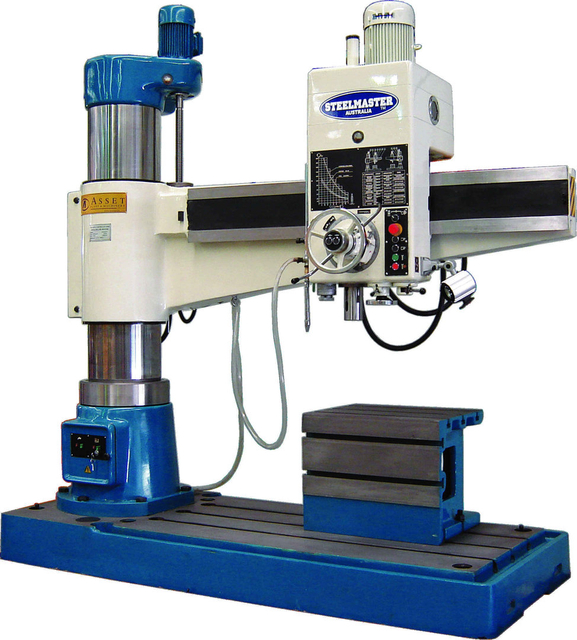 RD2063. Drill de broca radial STEEILESTER. Braço de 2000 mm, capacidade de perfuração de 63 mm, eixo de 5 mt,