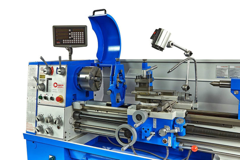 Torno manual de torneamento de metal com gap-lacente de precisão D400x1000
