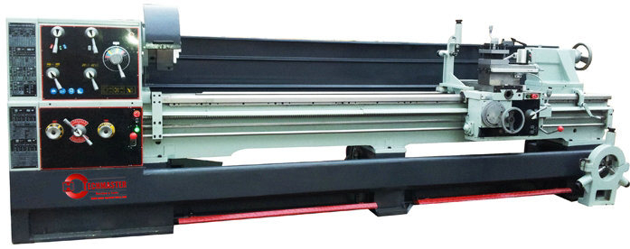 Torno de metal horizontal industrial d660x1500/d660x2000/d660x3000