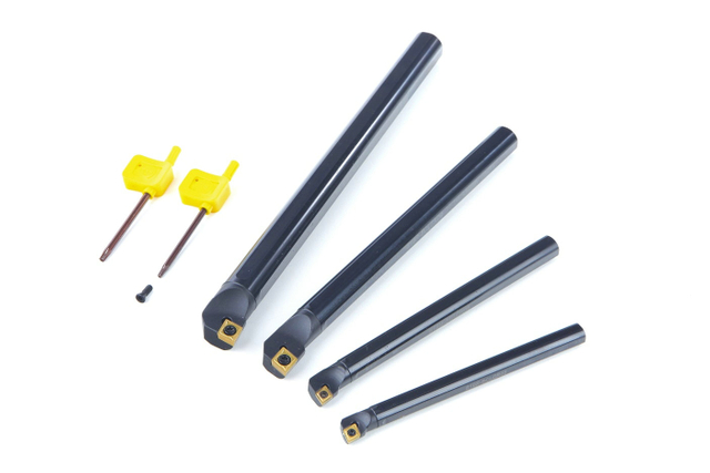 4 delige binnendraaiibeitelset Met HM Wisselplaten