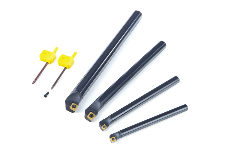 4 delige binnendraaiibeitelset Met HM Wisselplaten