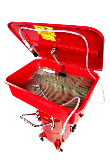 Pneumatische ontvetterbak